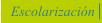 Escolarización